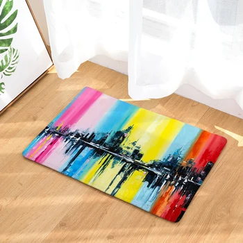 Nordic style Geometric stitching mat bedroom rug kitchen bathroom mat rectangular door mat
Nordic style Geometric stitching mat bedroom rug kitchen bathroom mat rectangular door mat