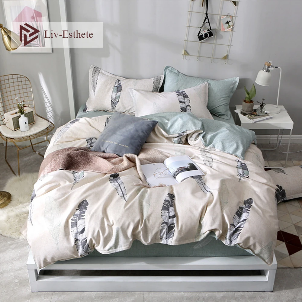 Liv-Esthete Mordern Fly Feather Bedding Set Blue Soft Duvet Cover Pillowcase Fitted Sheet Decor Bed Linen Adult Kids Bedspread
Liv-Esthete Mordern Fly Feather Bedding Set Blue Soft Duvet Cover Pillowcase Fitted Sheet Decor Bed Linen Adult Kids Bedspread