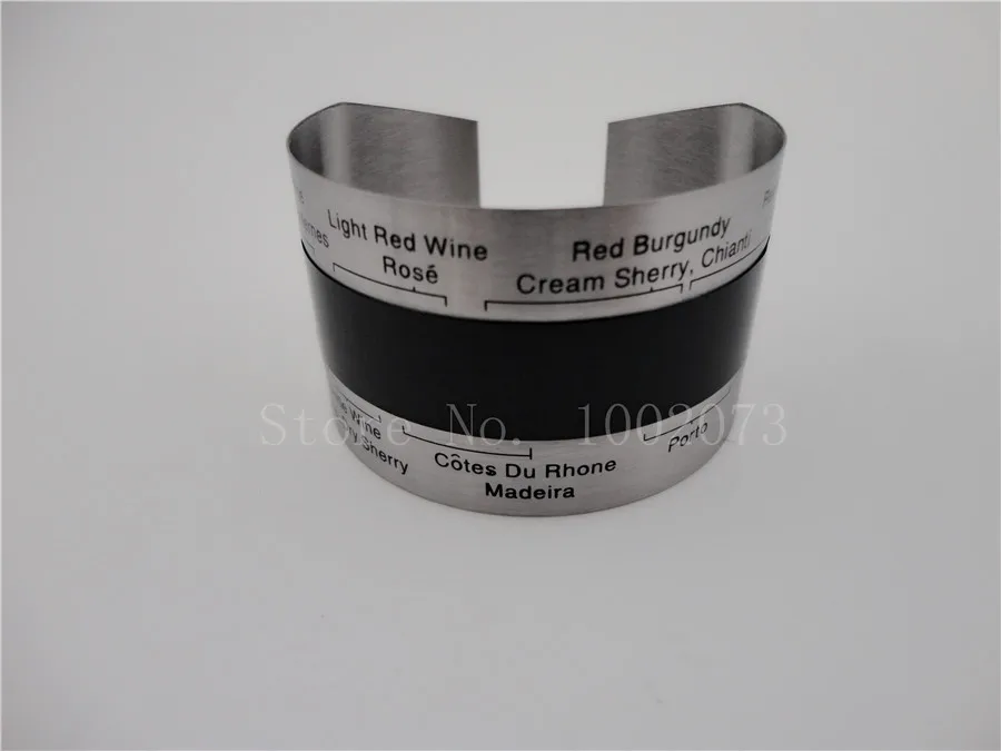 2pcs Stainless Steel Wine Bracelet Thermometer (4--24'C), red wine temperature sensor for beer homebrewing
2pcs Stainless Steel Wine Bracelet Thermometer (4--24'C), red wine temperature sensor for beer homebrewing