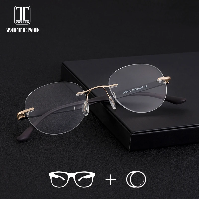 Rimless Prescription Eyeglasses Men Fashion Brand Designer Round Myopia Computer Clear Lens Optical Prescription Eyewear #88015
Rimless Prescription Eyeglasses Men Fashion Brand Designer Round Myopia Computer Clear Lens Optical Prescription Eyewear #88015