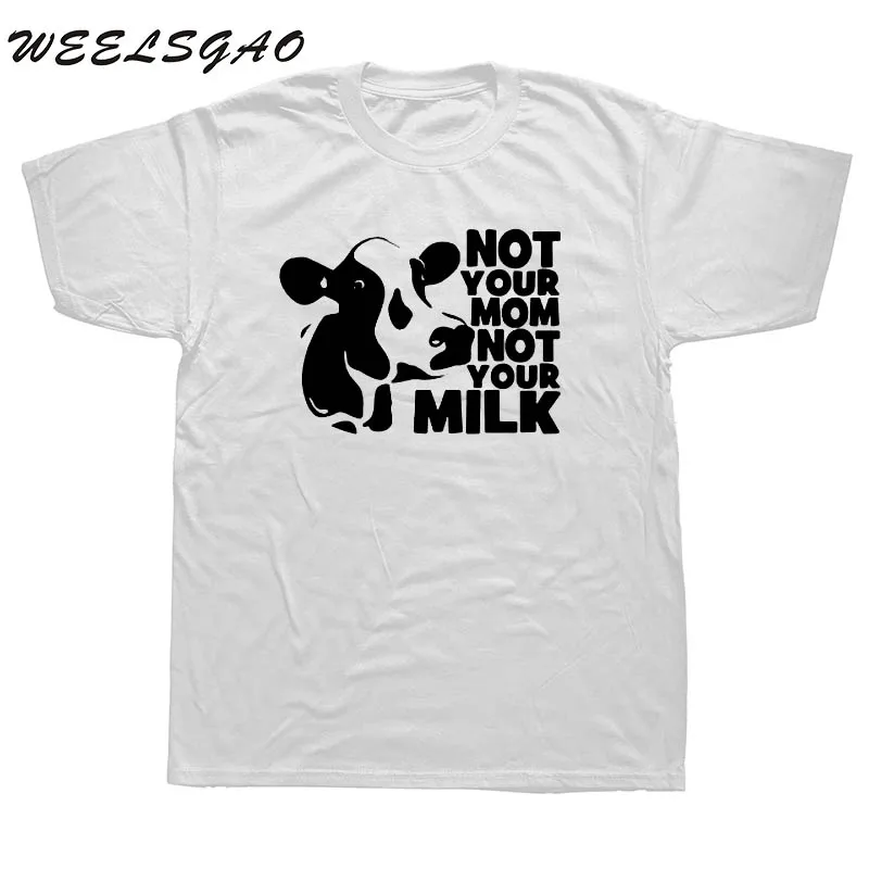 WEELSGAO Animal Rights T Shirt Men Vegan Shirt Not Your Mom Not Your Milk Tee Shirt Farm T-shirt Funny Graphic
WEELSGAO Animal Rights T Shirt Men Vegan Shirt Not Your Mom Not Your Milk Tee Shirt Farm T-shirt Funny Graphic