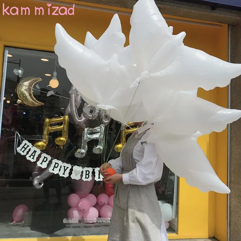 KAMMIZAD Wedding Party decor Eco flying white dove balloon bird of peace ballon marriage pigeons helium balloons biodegradable 
KAMMIZAD Wedding Party decor Eco flying white dove balloon bird of peace ballon marriage pigeons helium balloons biodegradable