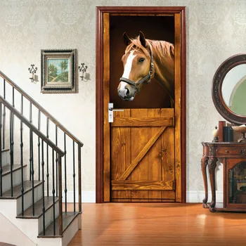 77*200CM DIY 3D Horse Landscape Door Stickers Home Decor Self Adhesive Bedroom Living Room Wall Sticker
77*200CM DIY 3D Horse Landscape Door Stickers Home Decor Self Adhesive Bedroom Living Room Wall Sticker
