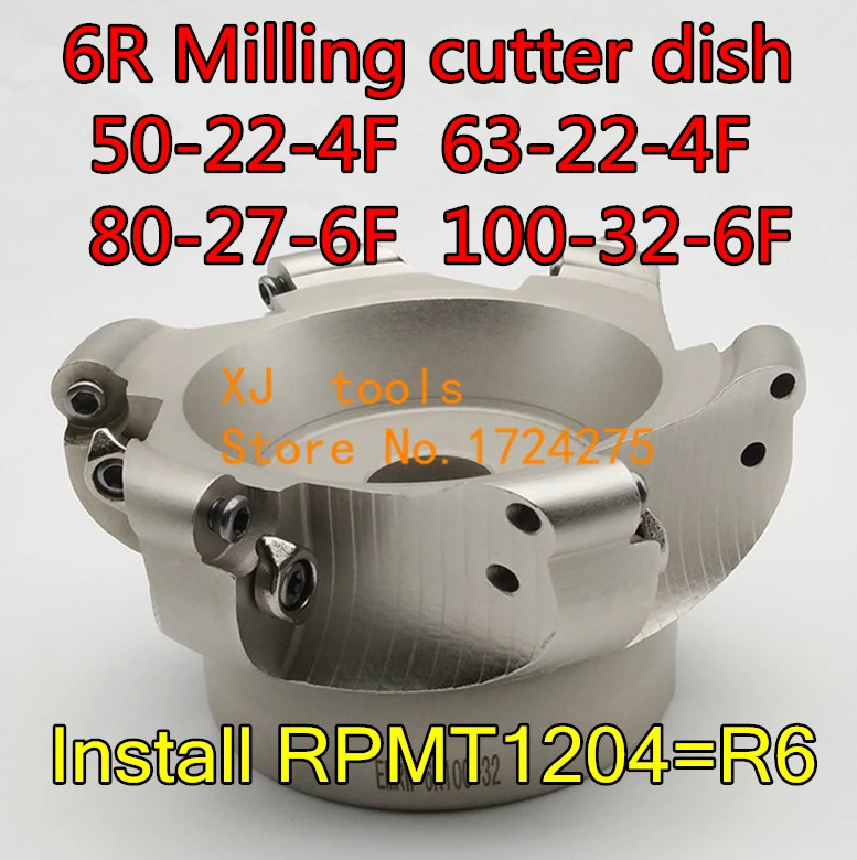 EMR6R 50-22-4F 63-22-4F 80-27-6F 100-32-6F фрезерный станок с ЧПУ R6, фрезерный станок, устанавливается RPMT1204 твердосплавная вставка, бесплатная доставка
EMR6R 50-22-4F 63-22-4F 80-27-6F 100-32-6F фрезерный станок с ЧПУ R6, фрезерный станок, устанавливается RPMT1204 твердосплавная вставка, бесплатная доставка