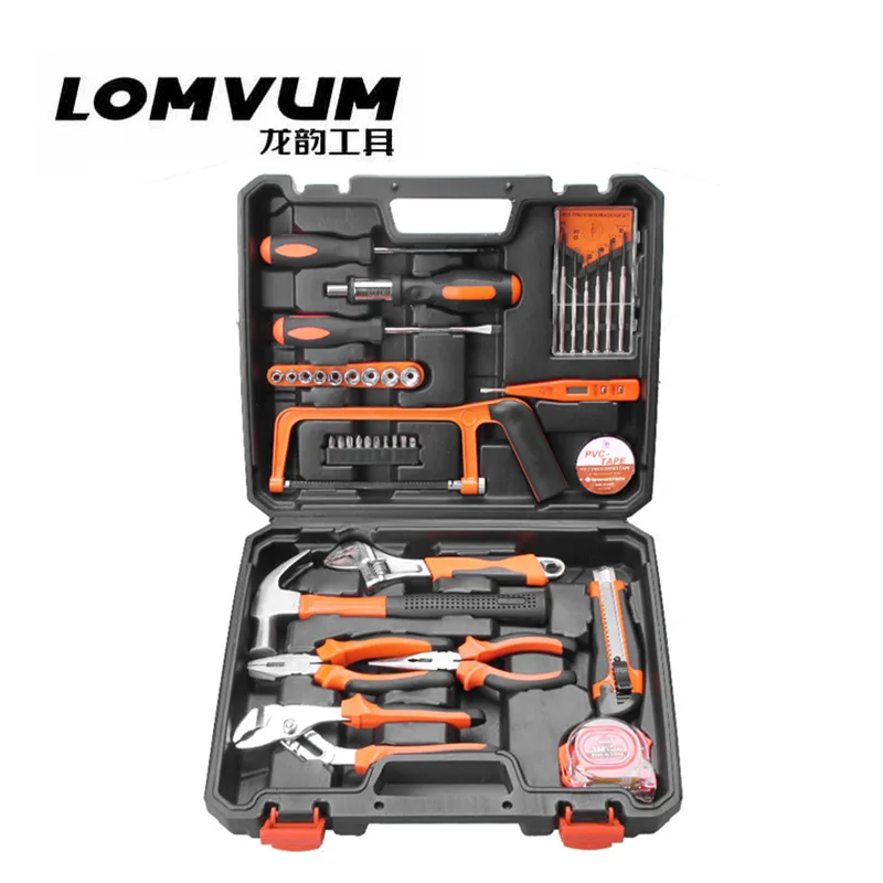 LOMVUM 39 шт./компл. набор ручных инструментов для ремонта автомобиля гаечный ключ