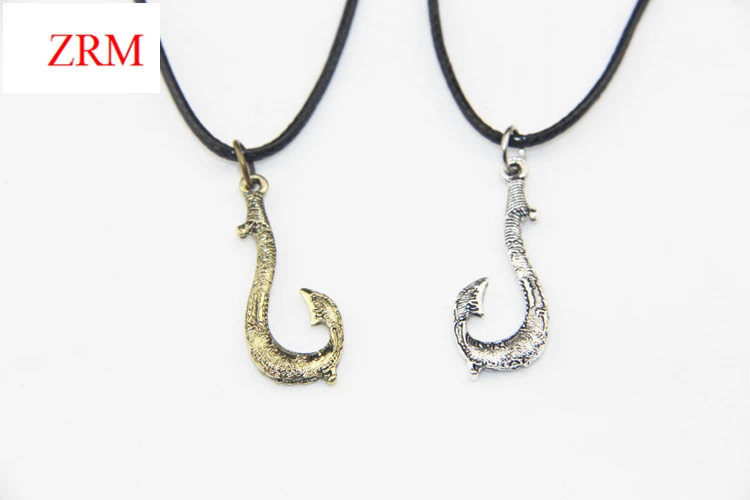 Fashion Vintage Charm Moana Necklace Fishing Hook Pendant with Leather Rope Necklace Movie Charm Men Women Gifts
Fashion Vintage Charm Moana Necklace Fishing Hook Pendant with Leather Rope Necklace Movie Charm Men Women Gifts