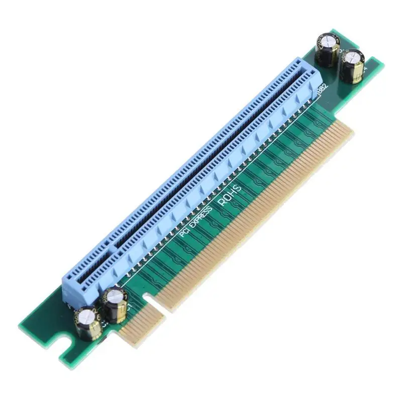 PCI-E PCI Express 16X 90 Degree Adapter Card PC Computer Connectors Adapter for 1U Computer Server Chassis
PCI-E PCI Express 16X 90 Degree Adapter Card PC Computer Connectors Adapter for 1U Computer Server Chassis