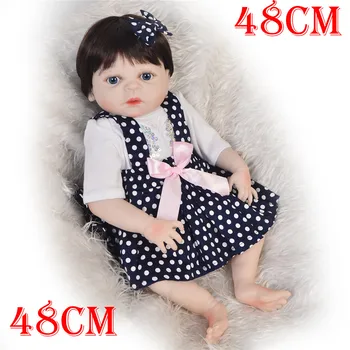 New design 19" 48cm Full Silicone Doll Reborn Baby Toy For baby Newborn Baby Birthday Gift For Child Bedtime Early Education
New design 19" 48cm Full Silicone Doll Reborn Baby Toy For baby Newborn Baby Birthday Gift For Child Bedtime Early Education