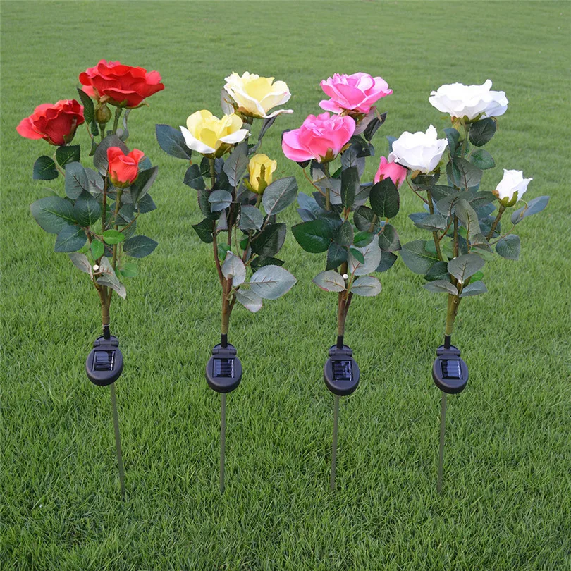 2pcs/lot Waterproof Solar Powered Rose flower Landscape Decoration Outdoor Garden Yard Lawn White Lights
2pcs/lot Waterproof Solar Powered Rose flower Landscape Decoration Outdoor Garden Yard Lawn White Lights