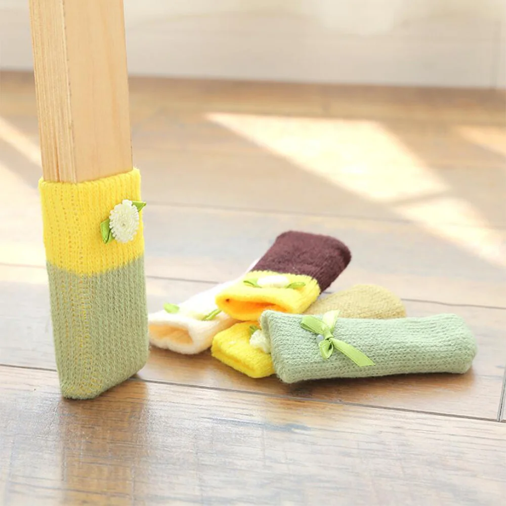 New 4PC 10CM X 4CM Hot Sale Lovely Chair Leg Table Foot Covers Floor Protectors Floral Knit Door Knob Chair Cover Sock 1050C
New 4PC 10CM X 4CM Hot Sale Lovely Chair Leg Table Foot Covers Floor Protectors Floral Knit Door Knob Chair Cover Sock 1050C
