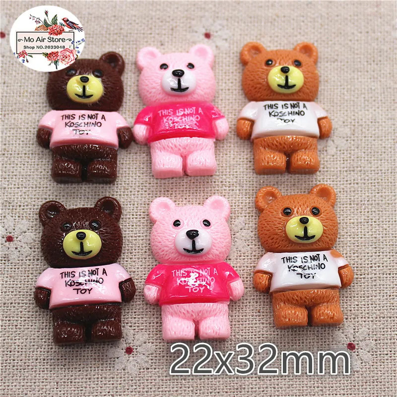 10pcs Resin cute bear flat back Cabochon Art Supply Decoration Charm Craft DIY 22x32mm
10pcs Resin cute bear flat back Cabochon Art Supply Decoration Charm Craft DIY 22x32mm