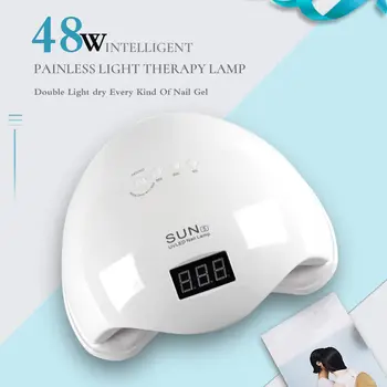 SUN 48w UV Nail Lamp 24 Pcs LEDs Dryer With LCD Display Nail Art Tools 10s/30s/60s Timer Manicure Tools For Nail
SUN 48w UV Nail Lamp 24 Pcs LEDs Dryer With LCD Display Nail Art Tools 10s/30s/60s Timer Manicure Tools For Nail
