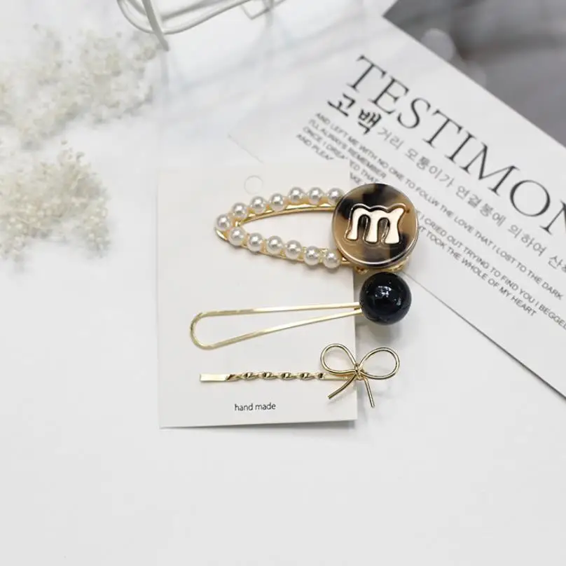 Korea New Woman Bride Rhinstone Metal Hair Clips Pearl Hairpin Set Beautiful Elegant Girls barrettes Hair Accessories Fashion
Korea New Woman Bride Rhinstone Metal Hair Clips Pearl Hairpin Set Beautiful Elegant Girls barrettes Hair Accessories Fashion