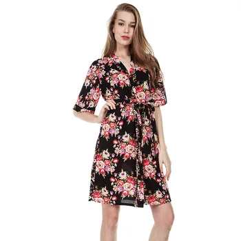 Print Dress Cotton Robe Women's Pajamas Sexy Bathrobe Dressing Gowns For Women Bride Bridesmaid Wedding Robes Sexy Sleepwear
Print Dress Cotton Robe Women's Pajamas Sexy Bathrobe Dressing Gowns For Women Bride Bridesmaid Wedding Robes Sexy Sleepwear