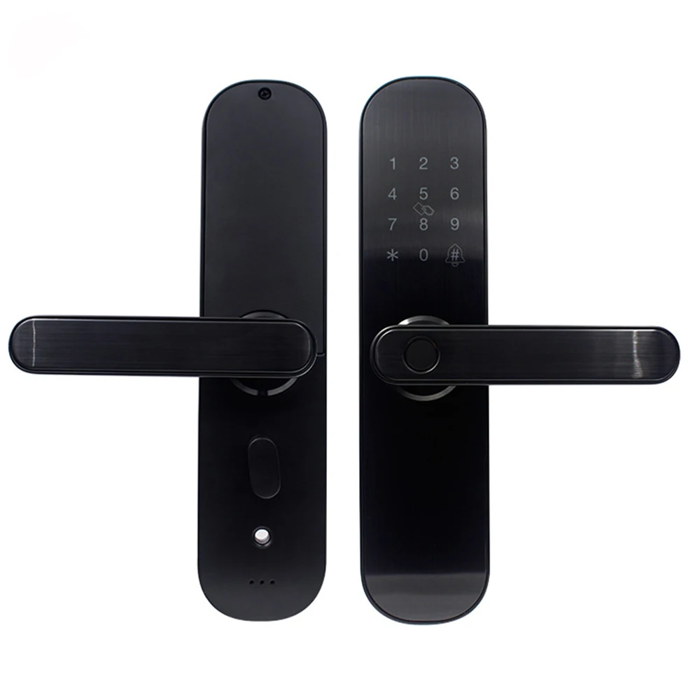 TUYA Security Smart Digital Lock Biometric Fingerprint WiFi App Door Lock with Google Home Amazon Alexa Google Assistant
TUYA Security Smart Digital Lock Biometric Fingerprint WiFi App Door Lock with Google Home Amazon Alexa Google Assistant