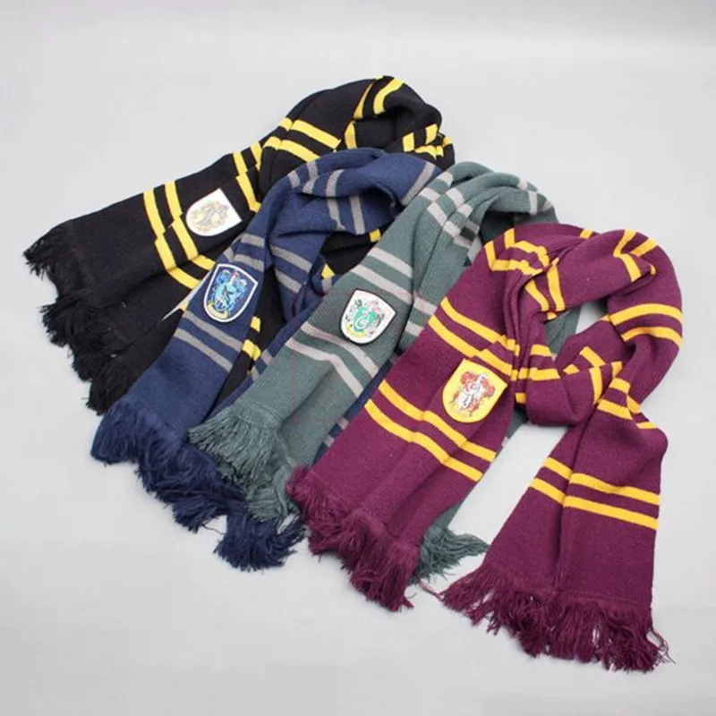 Harry P Scarf Gryffindor Slytherin Hufflepuff Ravenclaw Scarf Pinstripe Thickening Scarves Cosplay Costumes Halloween Gifts
Harry P Scarf Gryffindor Slytherin Hufflepuff Ravenclaw Scarf Pinstripe Thickening Scarves Cosplay Costumes Halloween Gifts