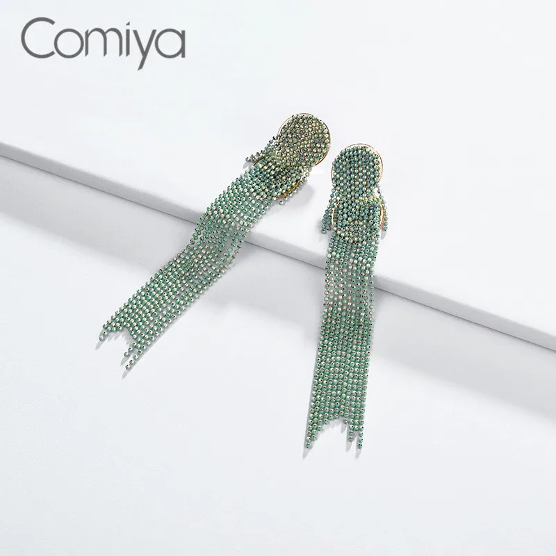 Comiya Dangle Drop Earrings For Women Pendientes Long Tassels Crystal Mosaic Statement Earring Brincos Indian Gothic Jewlery
Comiya Dangle Drop Earrings For Women Pendientes Long Tassels Crystal Mosaic Statement Earring Brincos Indian Gothic Jewlery