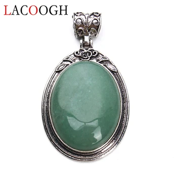New Fashion 38x67mm Green Natural Stone Oval Pendants Loose Seed Beads Charms for Women Men Necklaces DIY Jewelry Findings
New Fashion 38x67mm Green Natural Stone Oval Pendants Loose Seed Beads Charms for Women Men Necklaces DIY Jewelry Findings