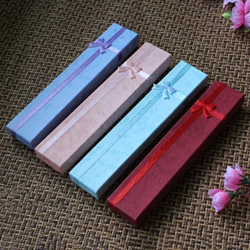 2018 New Long Necklace Bracelet Jewelry Box Spot Bowknot Gift Box Jewelry Box Wholesale 20*4cm Simple Style 1 Piece
2018 New Long Necklace Bracelet Jewelry Box Spot Bowknot Gift Box Jewelry Box Wholesale 20*4cm Simple Style 1 Piece