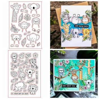 Jungle Friends Pals Transparent Clear Silicone Stamp Set for DIY Scrapbooking/Photo Album Card Making Decorative Clear Stamp
Jungle Friends Pals Transparent Clear Silicone Stamp Set for DIY Scrapbooking/Photo Album Card Making Decorative Clear Stamp