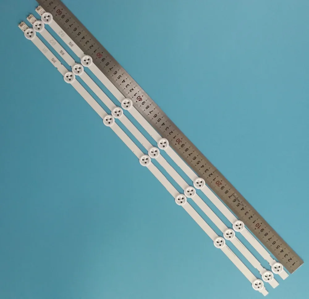 3pcs(B1+2B2) 630mm New Original LED Strip For LG 32'' ROW2.1 Rev 32ln541v 32LN540V TV 6916L-1437A 6916L-1438A 6916L-1204A 1426A
3pcs(B1+2B2) 630mm New Original LED Strip For LG 32'' ROW2.1 Rev 32ln541v 32LN540V TV 6916L-1437A 6916L-1438A 6916L-1204A 1426A