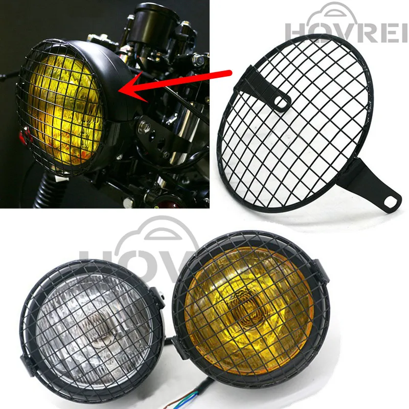 6.3" Motorcycle Retro Headlight grille Square Cover Mask Motorcycle Accessories Diamond grid mask For Harley Honda Cafe Racer
6.3" Motorcycle Retro Headlight grille Square Cover Mask Motorcycle Accessories Diamond grid mask For Harley Honda Cafe Racer