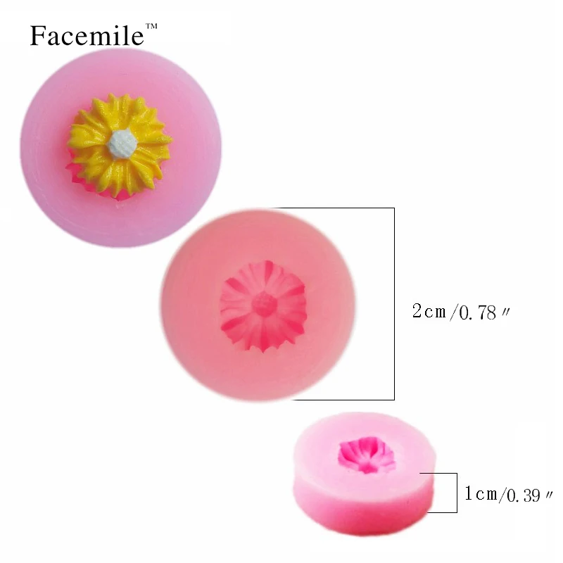 Facemile 1 шт. мини цветок для границы силиконовые формы инструменты украшения тортов