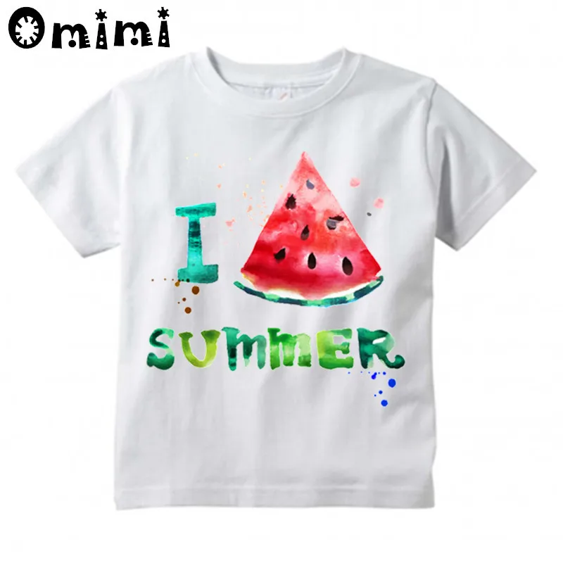 Boys/Girls I Love Summer Watermelon Design T Shirt Kids Casual Cool Tops Children's Summer White Cute T-Shirt
Boys/Girls I Love Summer Watermelon Design T Shirt Kids Casual Cool Tops Children's Summer White Cute T-Shirt