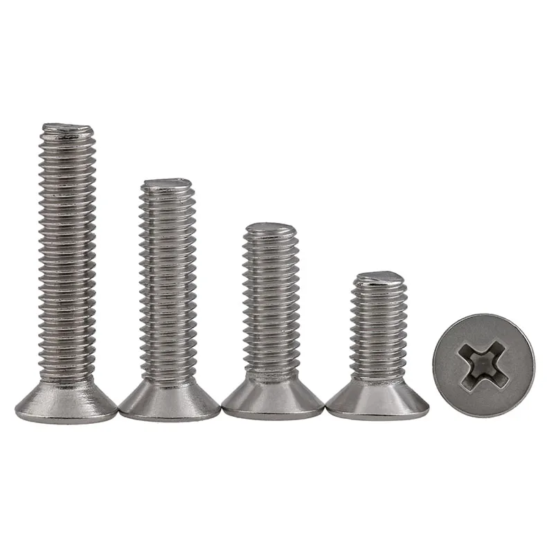 100pcs 304 stainless steel M1 M1.2 M1.4 M1.6 M2 M2.5 countersunk head screw 3mm 4mm 5mm 6mm 8mm 10mm 12mm 16mm 18mm 20mm 60mm
100pcs 304 stainless steel M1 M1.2 M1.4 M1.6 M2 M2.5 countersunk head screw 3mm 4mm 5mm 6mm 8mm 10mm 12mm 16mm 18mm 20mm 60mm