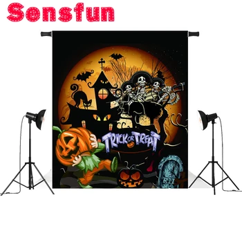 Sensfun Halloween Backdrops Funny Photography Backdrop Pumpkins Skulls Photo Backgrounds for photo studio props
Sensfun Halloween Backdrops Funny Photography Backdrop Pumpkins Skulls Photo Backgrounds for photo studio props