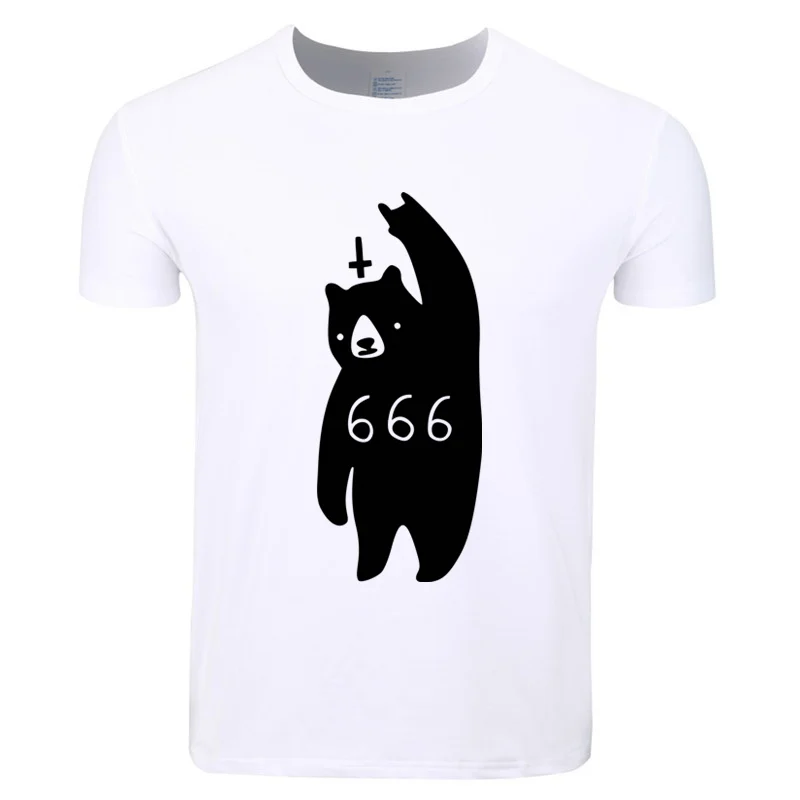 Hip Hop Swag 666 Bear Satan T-shirt Fashion Short sleeve O-Neck Tops Summer T shirt HCP145
Hip Hop Swag 666 Bear Satan T-shirt Fashion Short sleeve O-Neck Tops Summer T shirt HCP145