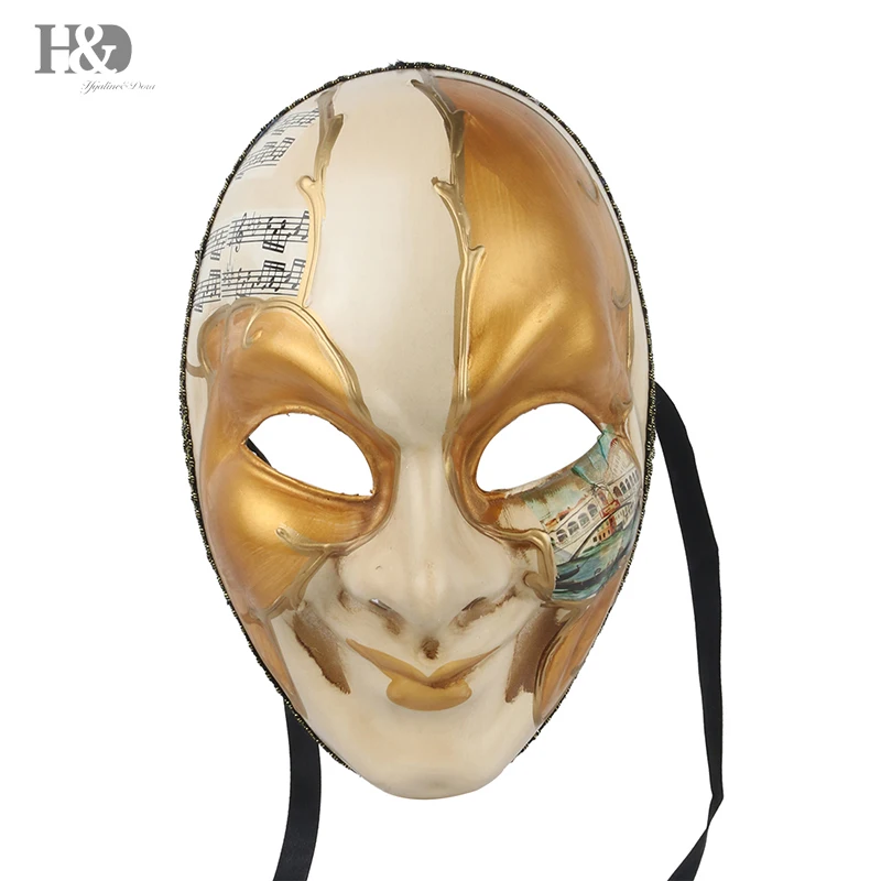 H&D Full Musica Venetian Mask Mardi Gras Mask Halloween Costume Gorgeous Mask for Halloween/Christmas
H&D Full Musica Venetian Mask Mardi Gras Mask Halloween Costume Gorgeous Mask for Halloween/Christmas
