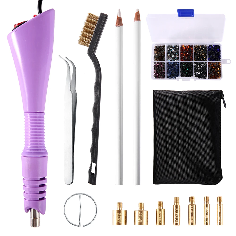 EU/US Plug Hotfix Applicator Fix Rhinestone Applicator Wand Setter Tool Kit For Clothes Garment Crystal Stone DIY Gun
EU/US Plug Hotfix Applicator Fix Rhinestone Applicator Wand Setter Tool Kit For Clothes Garment Crystal Stone DIY Gun