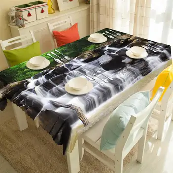 Jungle scenery 3D printing Rectangular Tablecloths Polyester Table Cover Modern Brand Customizable Table Cloth
Jungle scenery 3D printing Rectangular Tablecloths Polyester Table Cover Modern Brand Customizable Table Cloth