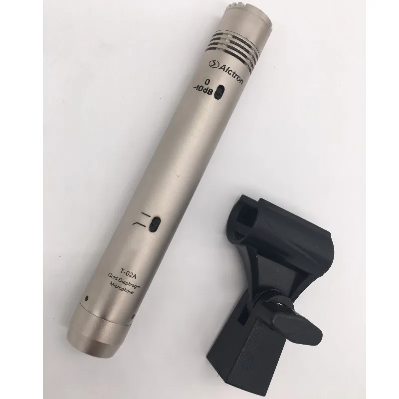 New Alctron T02A high performance pencil FET condenser microphone musical Instrument vocal recording cardioid dynamic microphone
New Alctron T02A high performance pencil FET condenser microphone musical Instrument vocal recording cardioid dynamic microphone