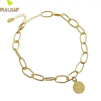 Flyleaf Gold Geometric Chain Letter Round Tag 925 Sterling Silver Anklets For Women cute Girl Ankle Leg Fine Jewelry Enkelbandje
Flyleaf Gold Geometric Chain Letter Round Tag 925 Sterling Silver Anklets For Women cute Girl Ankle Leg Fine Jewelry Enkelbandje