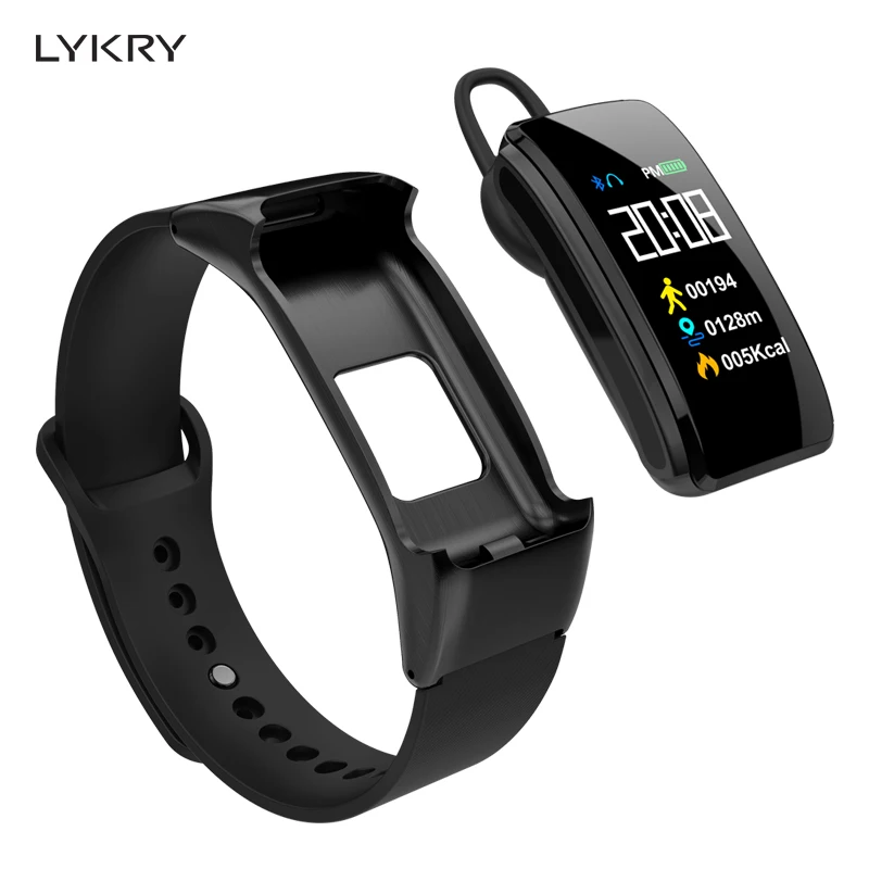 LYKRY Smart Talking Band Bluetooth Earphone Headphone Smartwatch Heart Rate Smart Bracelet With Talking Band Wristband Smartband
LYKRY Smart Talking Band Bluetooth Earphone Headphone Smartwatch Heart Rate Smart Bracelet With Talking Band Wristband Smartband