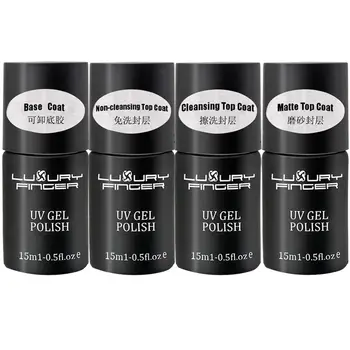 Luxury Finger 15ML Non Cleansing Top Coat & Base Coat Foundation Gel Matte Gel Long Lasting Varnish Soak Off UV Gel Nail Polish
Luxury Finger 15ML Non Cleansing Top Coat & Base Coat Foundation Gel Matte Gel Long Lasting Varnish Soak Off UV Gel Nail Polish