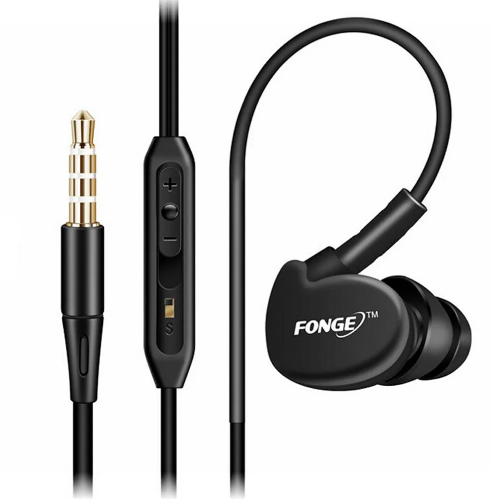HIPERDEAL наушники 3 5 мм с микрофоном бас стерео в ухо HIFI звук гарнитура музыка Спорт