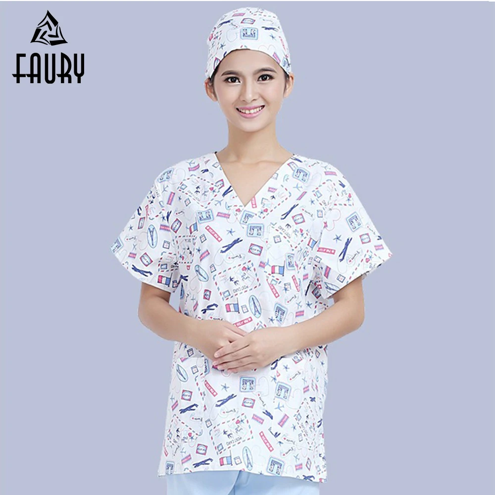 2018 New Nurse Uniform Women Medical Services Clothing Short-sleeve Tops hospital DentalBeauty Salon Spa Work Wear T-Shirts
2018 New Nurse Uniform Women Medical Services Clothing Short-sleeve Tops hospital DentalBeauty Salon Spa Work Wear T-Shirts