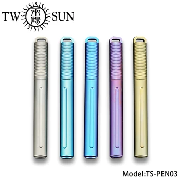 TWOSUN Original Mini TC4 Titanium Alloy Writing pen business Signature pen Lock Key Ring Pen Outdoor Tools Pocket EDC TS-PEN03
TWOSUN Original Mini TC4 Titanium Alloy Writing pen business Signature pen Lock Key Ring Pen Outdoor Tools Pocket EDC TS-PEN03