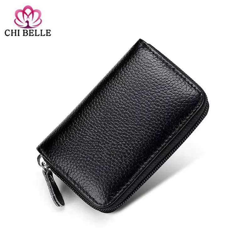 New Cowhide Leather Coin Card Package Black Brown lychee Soft Leather Organ Card Set multi-function Portable ID Card Holder
New Cowhide Leather Coin Card Package Black Brown lychee Soft Leather Organ Card Set multi-function Portable ID Card Holder