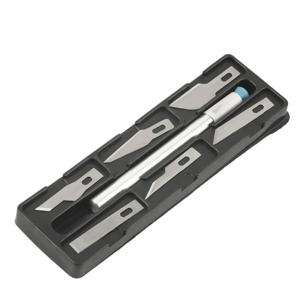 Hot Multifunctional Scrapbooking Model Hobby Crafts Carving Knife Blade Tool Set Wood Working Tool Combination Set
Hot Multifunctional Scrapbooking Model Hobby Crafts Carving Knife Blade Tool Set Wood Working Tool Combination Set