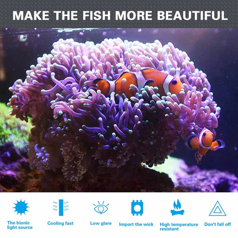 Aquarium led lighting Dimmable lamp Fish bowl light Marine Fish tank Coral lights High brightness Penetrating strong FCC CE ROHS (30)