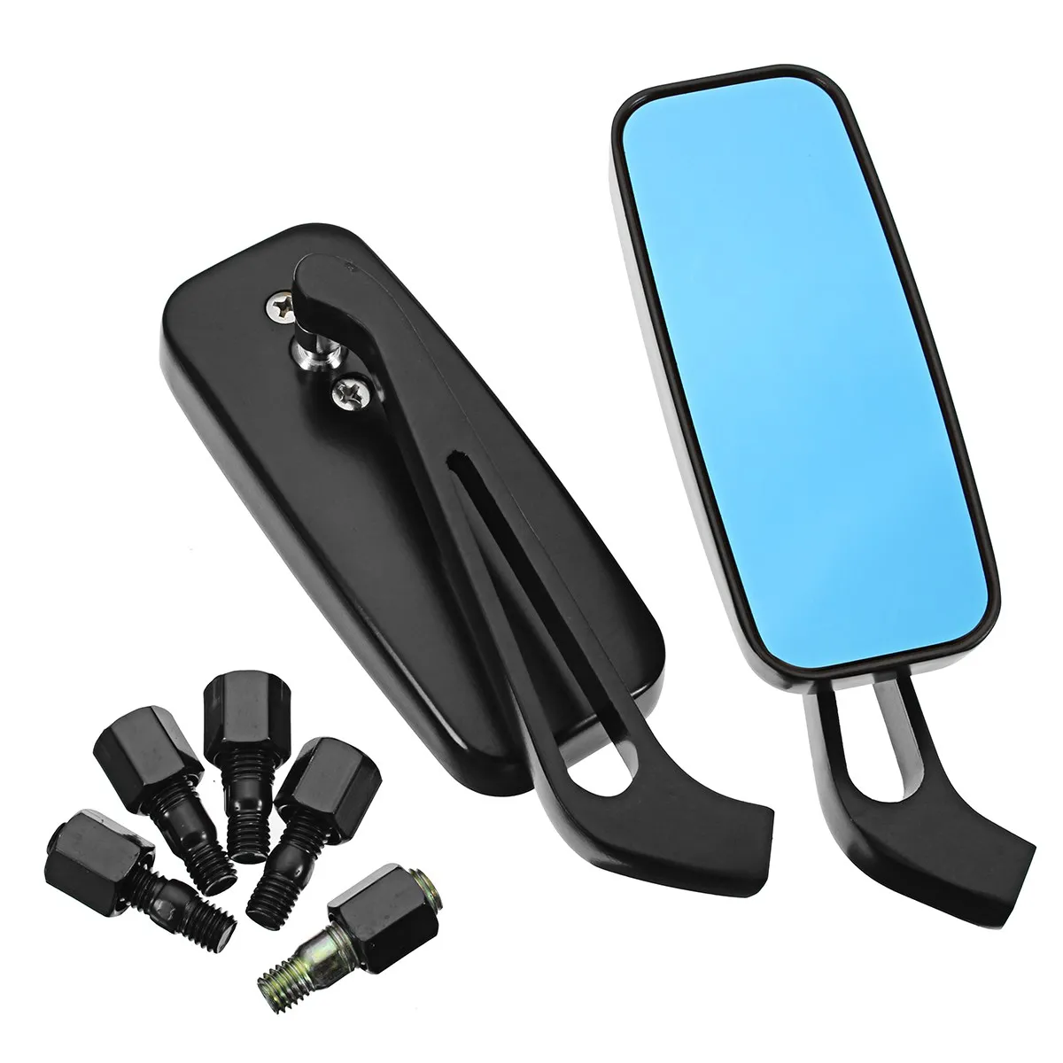 2Pcs 8mm/10mm Motorcycle Mirror Moto Bike Rearview Mirror Rear-View Mirrors Alloy Motorcycle Rear View Mirrors Blue
2Pcs 8mm/10mm Motorcycle Mirror Moto Bike Rearview Mirror Rear-View Mirrors Alloy Motorcycle Rear View Mirrors Blue