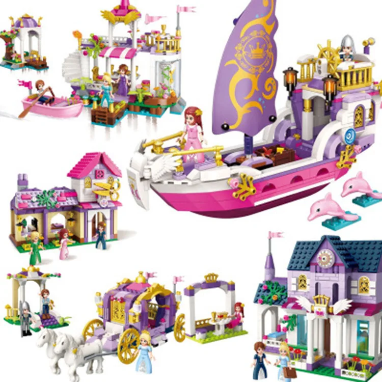 ENLIGHTEN Princess Series Violet Royal Carriag Car Building Blocks Sets Bricks Kids Toys Compatible Legoings Girl Friends City
ENLIGHTEN Princess Series Violet Royal Carriag Car Building Blocks Sets Bricks Kids Toys Compatible Legoings Girl Friends City
