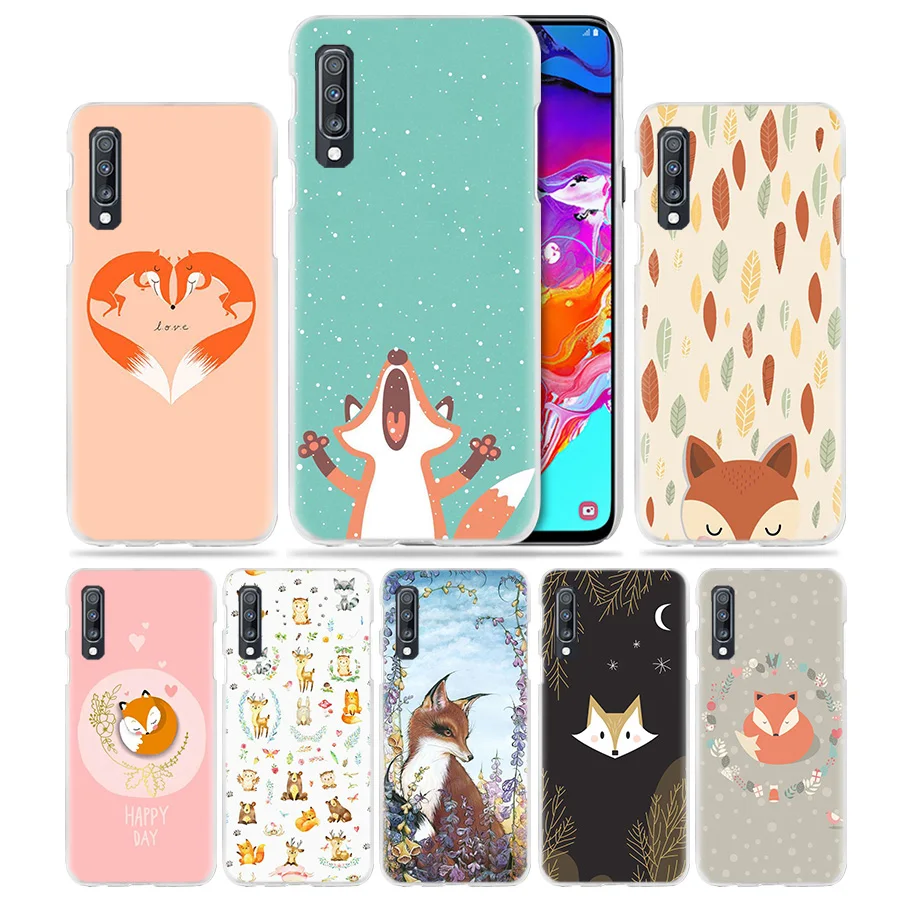 Lovely Animal Fox Tea Case for Samsung Galaxy A50 A70 A20e A40 A30 A20 A10 A8 A6 Plus A9 A7 2018 Hard Clear PC Phone Coque Cover
Lovely Animal Fox Tea Case for Samsung Galaxy A50 A70 A20e A40 A30 A20 A10 A8 A6 Plus A9 A7 2018 Hard Clear PC Phone Coque Cover