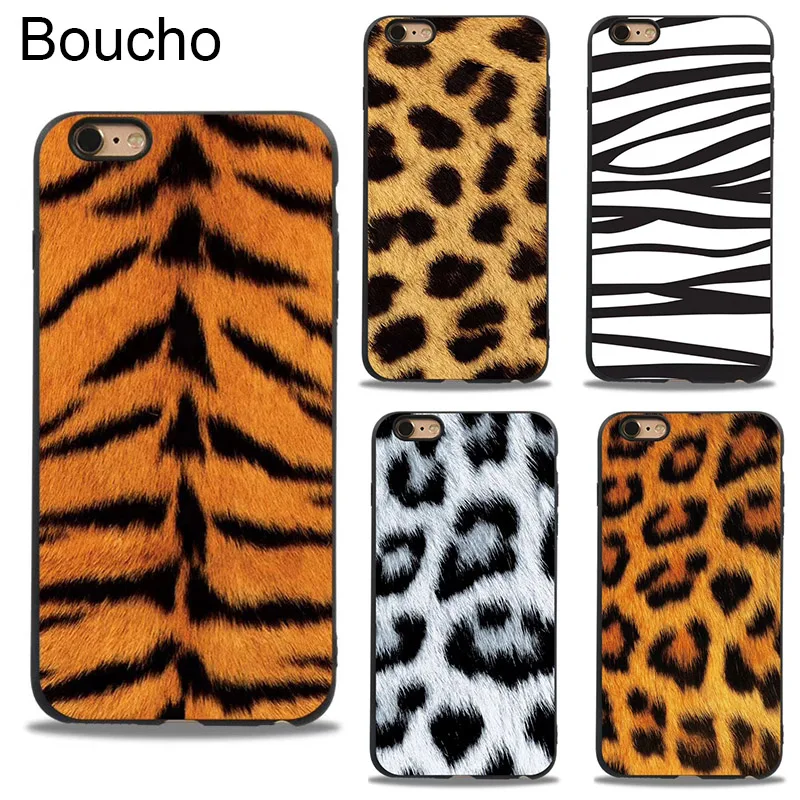 Boucho For iPhone 5 5s SE XS MAX XR X Phone Cases Leopard Print Tiger Pattern Soft Silicone Cover For iPhone 6 6s 7 8 plus Case 
Boucho For iPhone 5 5s SE XS MAX XR X Phone Cases Leopard Print Tiger Pattern Soft Silicone Cover For iPhone 6 6s 7 8 plus Case