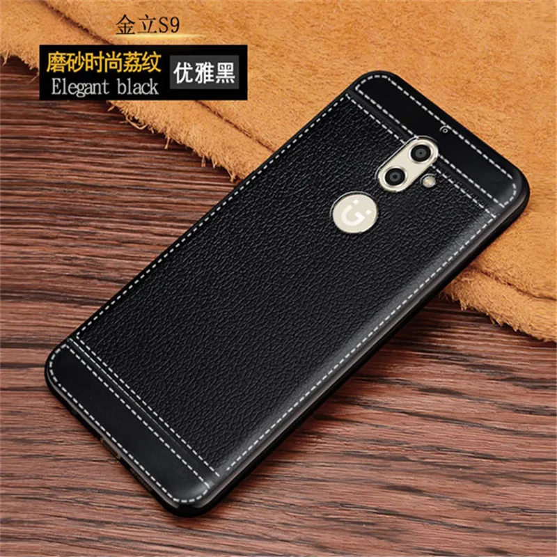 

Litchi Silicone Phone Case For Gionee S9 S10 S10B S10C S10L S11 Coque Funda Lychee Matte Soft TPU Cover Shockproof Bags Shell