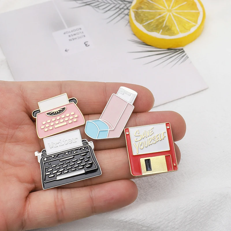 Music Disk CD Printers Faxes Breather Inhaler Memory Card Daily supplies pins and brooches Badges Enamel Lapel pins
Music Disk CD Printers Faxes Breather Inhaler Memory Card Daily supplies pins and brooches Badges Enamel Lapel pins